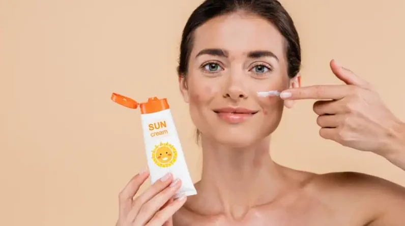 Wearing Sunscreen with Acne