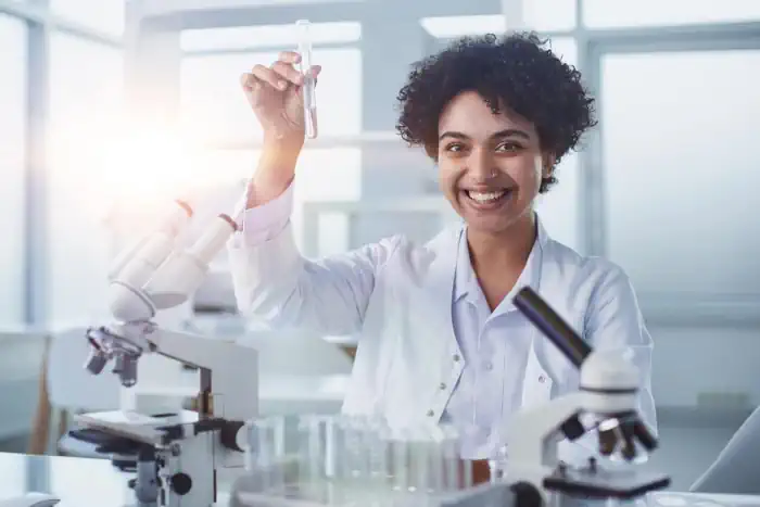 Scientist Studying Effects of Diet on Skin